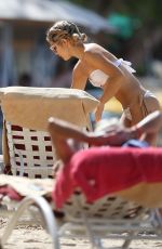 JESSICA ROSE MOOR in Bikini at a Beach in Barbados 12/18/2017