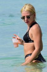 JESSICA WOODLEY in Bikini at a Beach in Barbados 12/13/2017