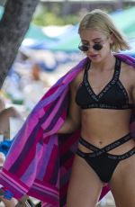 JESSICA WOODLEY in Bikini at a Beach in Barbados 12/13/2017