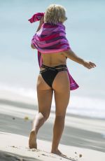 JESSICA WOODLEY in Bikini at a Beach in Barbados 12/13/2017