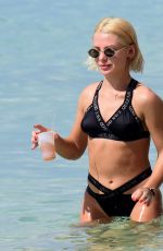 JESSICA WOODLEY in Bikini at a Beach in Barbados 12/13/2017