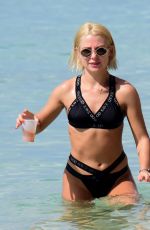 JESSICA WOODLEY in Bikini at a Beach in Barbados 12/13/2017