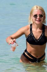 JESSICA WOODLEY in Bikini at a Beach in Barbados 12/13/2017