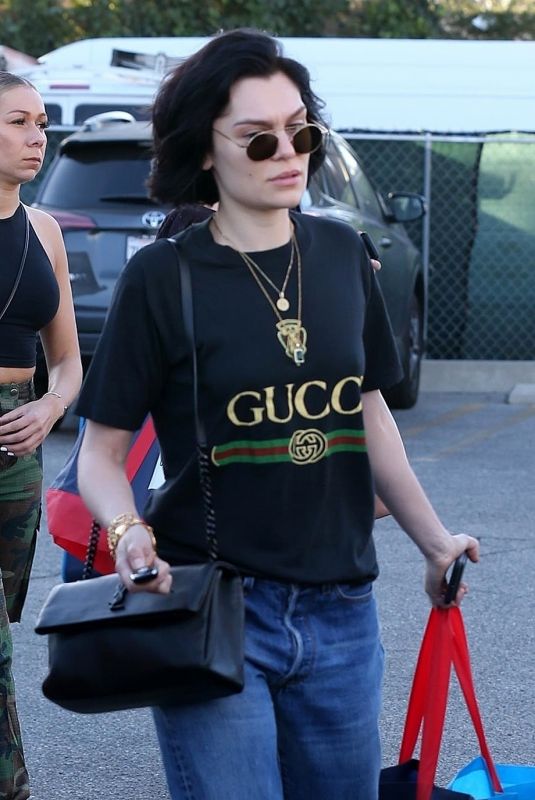 JESSIE J Out Shopping in West Hollywood 12/13/2017