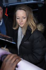 JODIE FOSTER Arrives at This Morning Studio in New York 12/11/2017