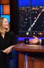 JODIE FOSTER at Late Show with Stephen Colbert 12/15/2017