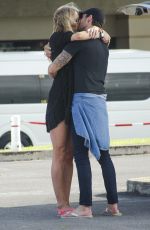 JODIE KIDD and Joseph Bates Out in Barbados 12/24/2017