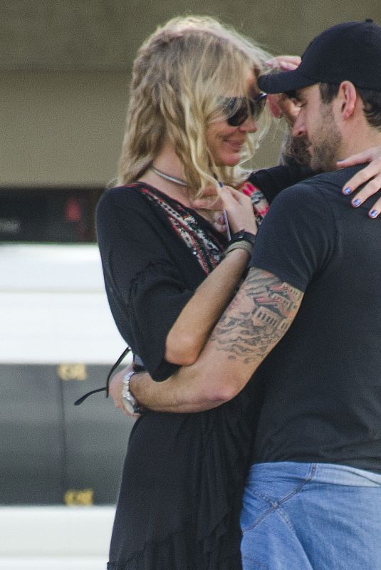 JODIE KIDD and Joseph Bates Out in Barbados 12/24/2017