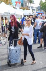 JODIE SWEETIN at Farmers Market in Studio City 12/10/2017