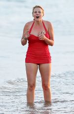 JODIE SWEETIN in Swimsuit on the Beach in Hawaii 12/31/2017