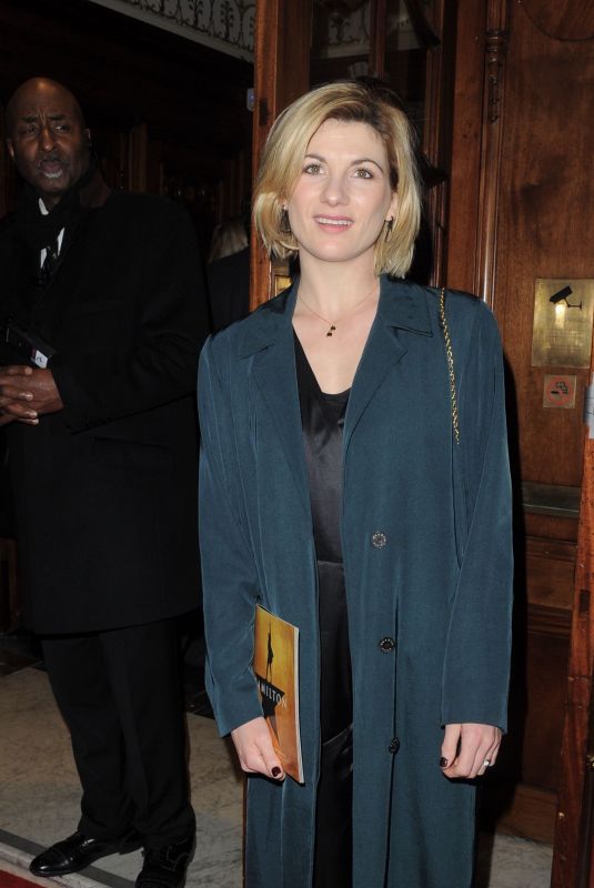 JODIE WHITTAKER at Hamilton Musical Press Night in London 12/21/2017
