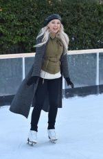 JOTGIE PORTER Ice Skating at This Morning Show at an Open Air Rink in London 12/12/2017