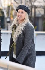 JOTGIE PORTER Ice Skating at This Morning Show at an Open Air Rink in London 12/12/2017