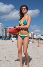JULIA PEREIRA in Swimsuits and Bikinis on the Beach in Miami 12/02/2017