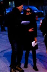 JULIA ROBERTS on the Set of Ben is Back at Cemetery in New York 12/22/2017