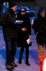 JULIA ROBERTS on the Set of Ben is Back at Cemetery in New York 12/22/2017