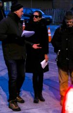 JULIA ROBERTS on the Set of Ben is Back at Cemetery in New York 12/22/2017