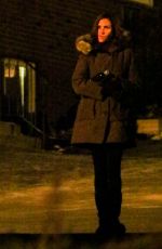 JULIA ROBERTS on the Set of Ben is Back at Cemetery in New York 12/22/2017
