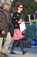 JULIA ROBERTS on the Set of Ben is Back in New York 12/20/2017