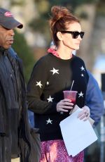 JULIA ROBERTS on the Set of Ben is Back in New York 12/20/2017