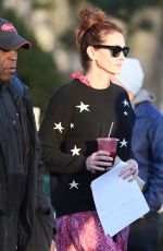JULIA ROBERTS on the Set of Ben is Back in New York 12/20/2017