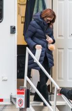 JULIA ROBERTS on the Set of Ben is Back in Westchester 12/18/2017