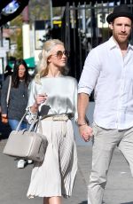 JULIANNE HOUGH and Brooks Laich Out for Lunch in Los Angeles 12/30/2017