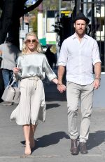 JULIANNE HOUGH and Brooks Laich Out for Lunch in Los Angeles 12/30/2017