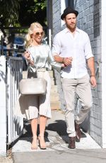 JULIANNE HOUGH and Brooks Laich Out for Lunch in Los Angeles 12/30/2017