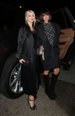 JULIANNE HOUGH and NINA DOBREV Arrives at a Party in Los Angeles 12/02/2017