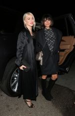 JULIANNE HOUGH and NINA DOBREV Arrives at a Party in Los Angeles 12/02/2017