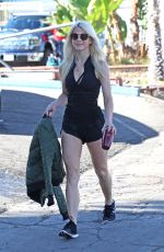 JULIANNE HOUGH Leaves a Dance Class in Los Angeles 11/30/2017