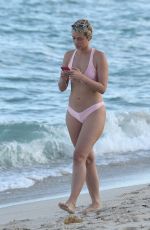 JULIEANNA YESJULZ GODDARD in Bikini at a Beach in Miami 12/06/2017