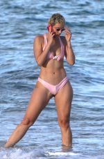 JULIEANNA YESJULZ GODDARD in Bikini at a Beach in Miami 12/06/2017