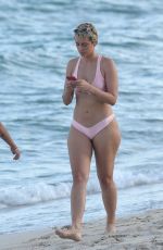 JULIEANNA YESJULZ GODDARD in Bikini at a Beach in Miami 12/06/2017