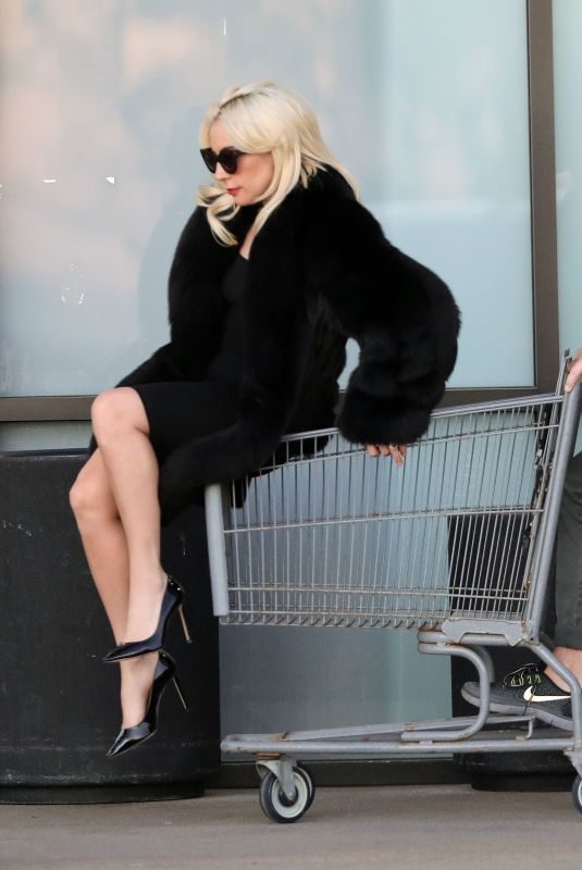 LADY GAGA and Christian Carino Shopping in Malibu 12/21/2017