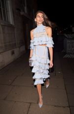KAIA GERBER Leaves Fashion Awards 2017 in London 12/04/2017