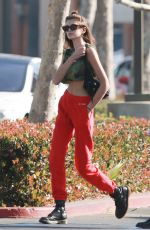 KAIA GERBER Leaves Ollo Restaurant in Malibu 12/27/2017