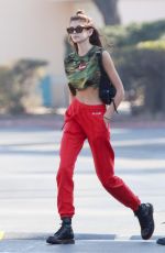 KAIA GERBER Leaves Ollo Restaurant in Malibu 12/27/2017