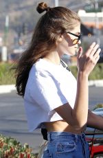 KAIA GERBER Out for Breakfast in Malibu 12/28/2017