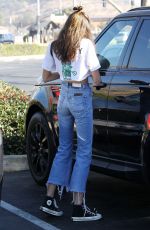 KAIA GERBER Out for Breakfast in Malibu 12/28/2017