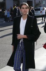 KAIA GERBER Out Shopping in Beverly Hills 12/21/2017