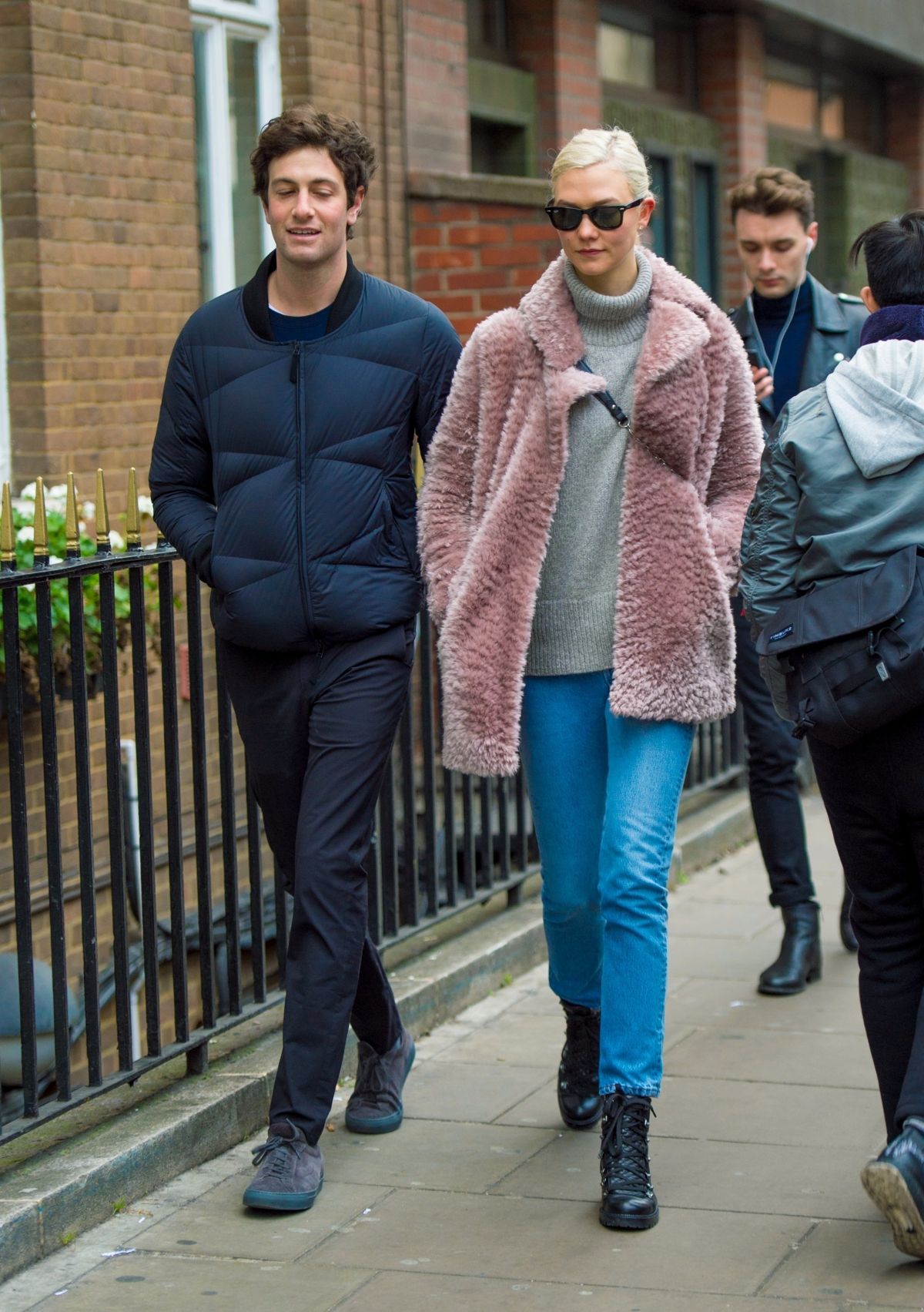 KARLIE KLOSS and Josh Kushner Out in London 12/02/2017 – HawtCelebs1200 x 1703