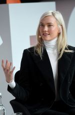 KARLIE KLOSS at #bofvoices in Oxford 11/30/2017