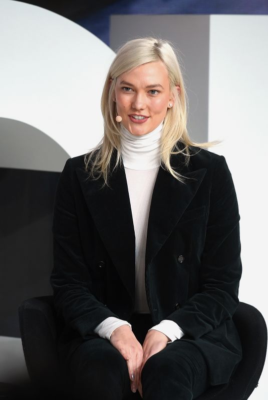 KARLIE KLOSS at #bofvoices in Oxford 11/30/2017