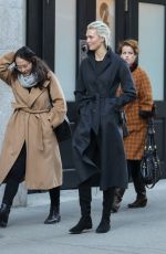 KARLIE KLOSS Out and About in New York 12/14/2017