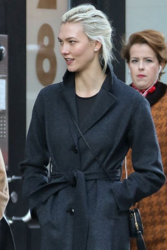 KARLIE KLOSS Out and About in New York 12/14/2017