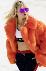 KAROLINA KURKOVA in Elle Magazine, Russia January 2018