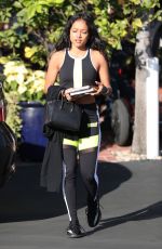 KARRUECHE TRAN in Tights Out in West Hollywood 12/19/2017