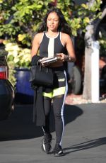KARRUECHE TRAN Out for Lunch at Fred Segal in West Hollywood 12/19/2017